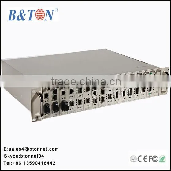 Manageable 10/100M SM Fiber Media Converter,SFP Media Converter photo-3