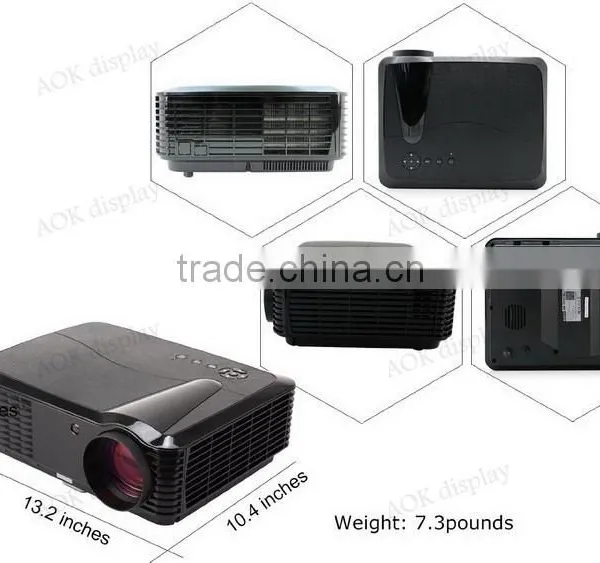 Built-in Wifi Android4.2 System 4200 Lumens For Home Cinema Theater Games Education Business Party Meeting With USB TV HDMI photo-4