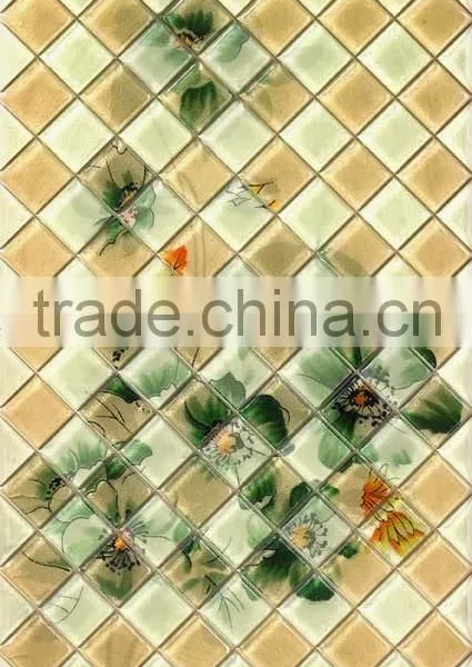 EMBOSS Crystal Glass Mosaic Tile 300*600mm Kitchen Bathroom Tile photo-2