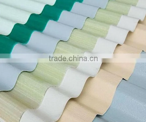 China manufacturer FRP corrugated roofing sheet production line