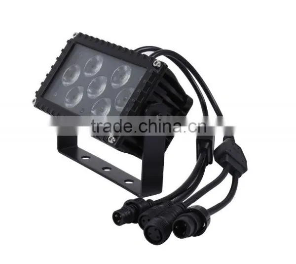 7PCS 3W RGB 3in1 Outdoor DMX 512 LED Flood Light photo-2