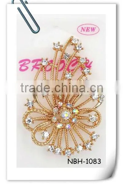 Wholesale Brooch/new Fashion Brooch, Latest Design Brooch Pin, Cheap Flower Brooch