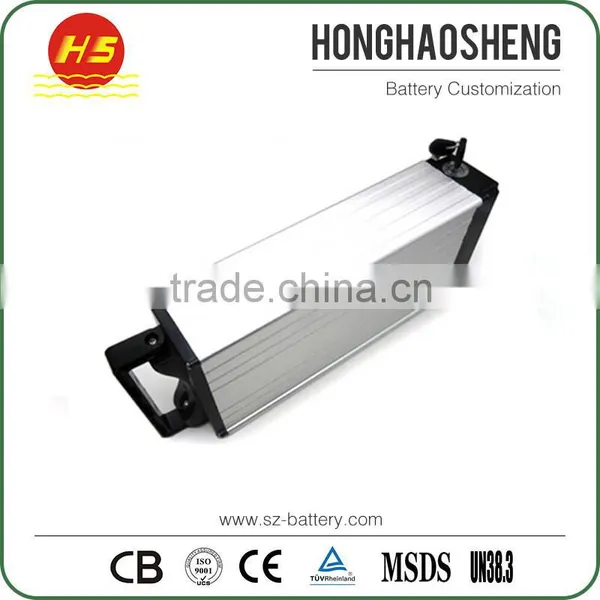 Customized Rechargeable 48V 10.4Ah E-bike Lithium Battery Packs With Aluminium Case photo-3