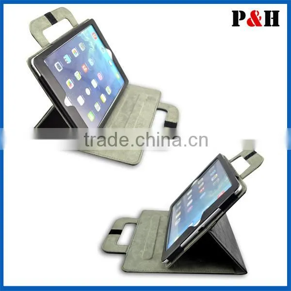 Portable Croco Leather Carry Case Cover for Ipad Air