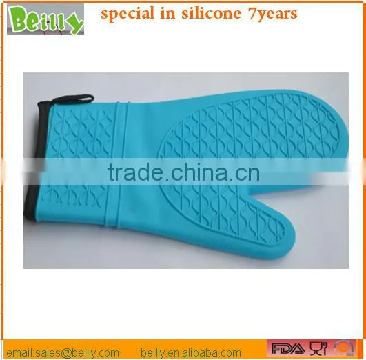 Silicone Rubber Oven Bbq Non-stick Silicone Gloves photo-5