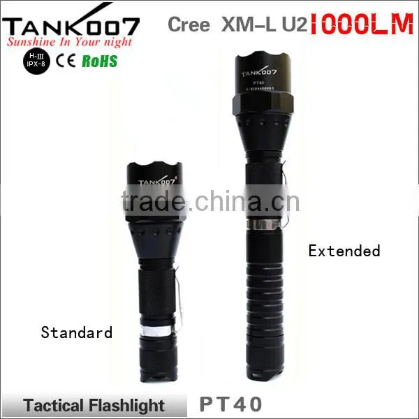 Army Torch Light 1000 Lumens Tactical Flashlight Special Flashlights Tactical PT40 photo-2