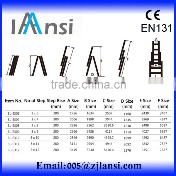 China Supplier Construction Tools Safety Price Ascend Ladder photo-2