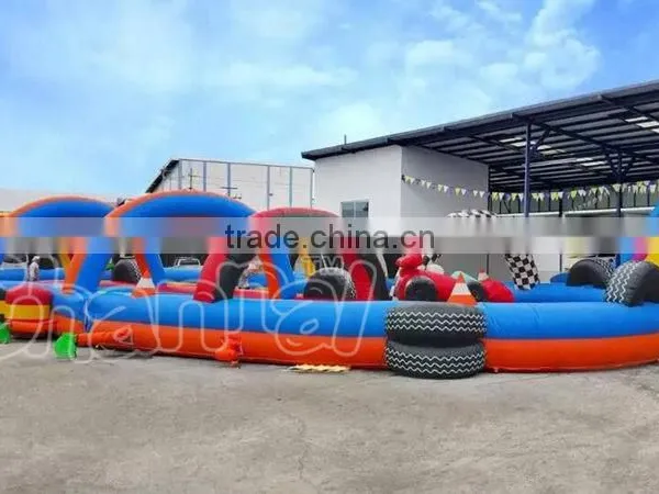 2016 Outdoor Inflatable Giant Speedyway Go Kart Race Track for Sale photo-4
