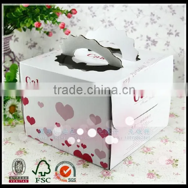 Custom Popualr High Quality Exquisite Wedding Cake Boxes With Cheap Price Wholesale photo-5