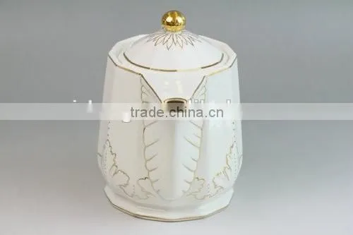 China Supplier Moka Pot, Ceramic Moka Pot New Design, White Ceramic Coffee Moka Pot photo-3