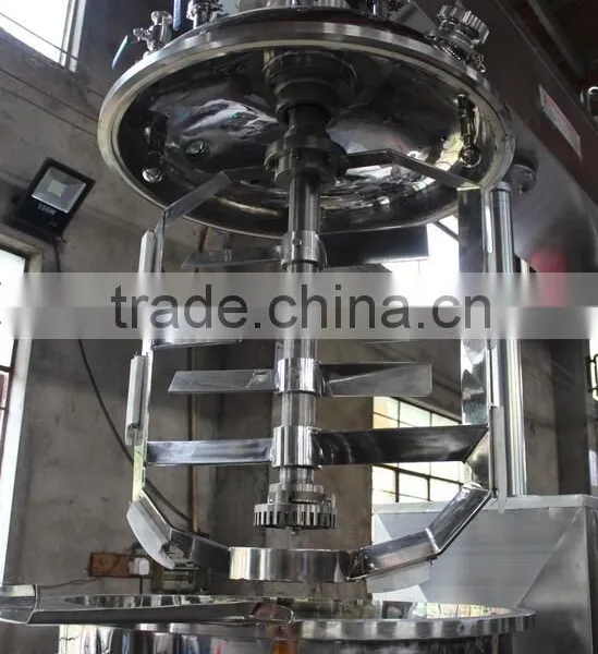 Shaving Cream Stainless Steel Vacuum Emulsifying Mixer photo-2