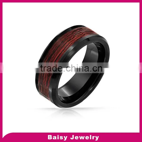 New Styles Fashion Jewelry Tungsten Firefighter Wedding Rings