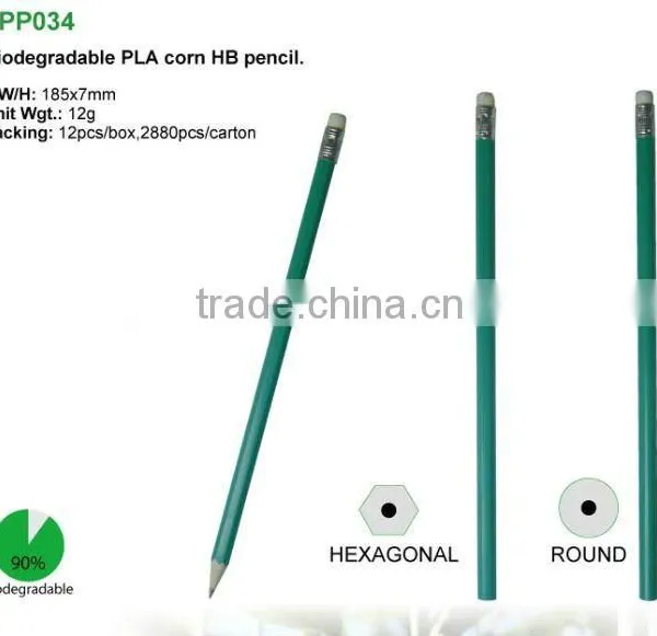 Biodegradable Corn Pencil (Item No: TPP034)