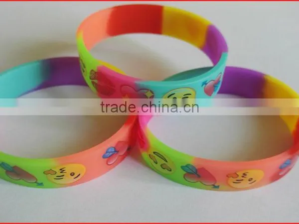 Promotional Gift Emboss/debossed/silk Printing Silicon Magnetic Bracelet photo-2