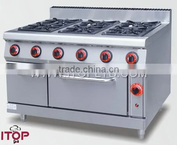 Stainless Steel 4 Burner Gas Cooker With Oven photo-3