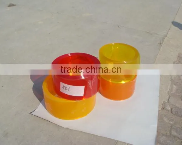 Wholesale Orange Yellow Insect-Proof PVC Strip Door Curtains photo-6