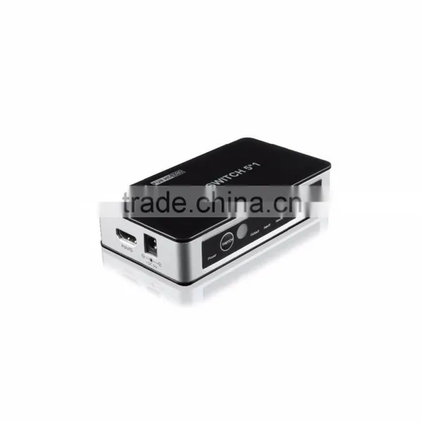 Used Laptop Hdmi 5 Port IR Remote Control Switch 5x1 Hdmi Switch photo-3