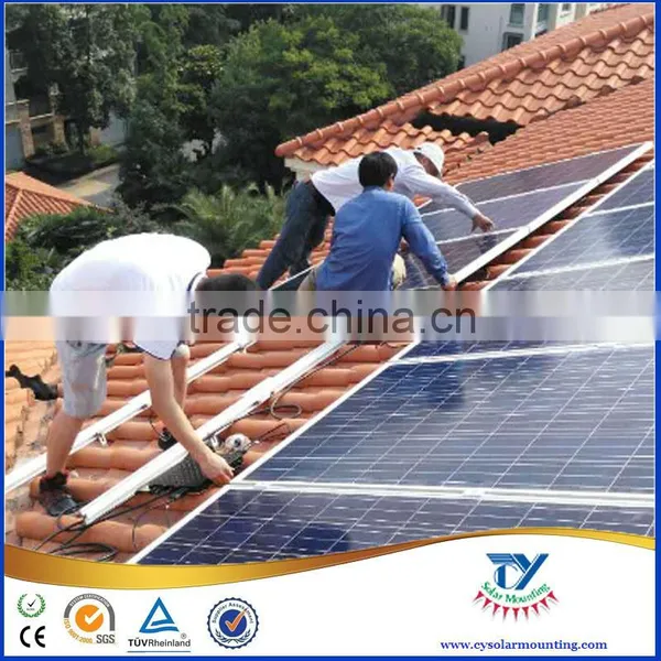 Tile Roof pv Panel Aluminum Mounting System, Solar Bracket photo-2