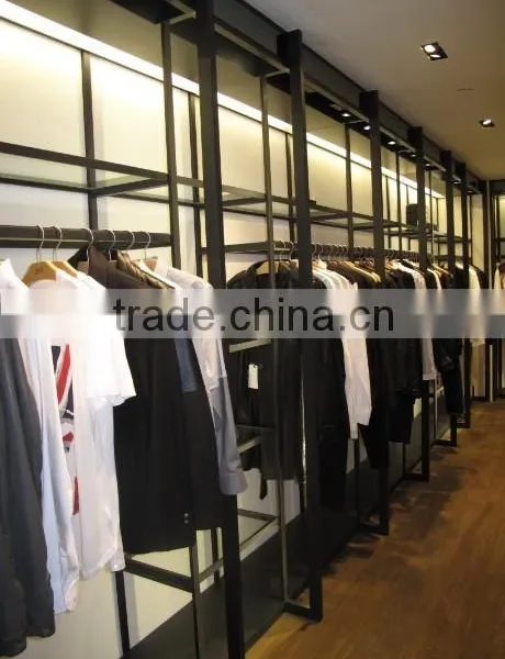 Metal Men Clothing Display Stand