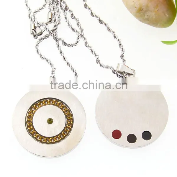 Factory Pendant With Magnetic White Essential Oil Diffuser Necklace photo-6