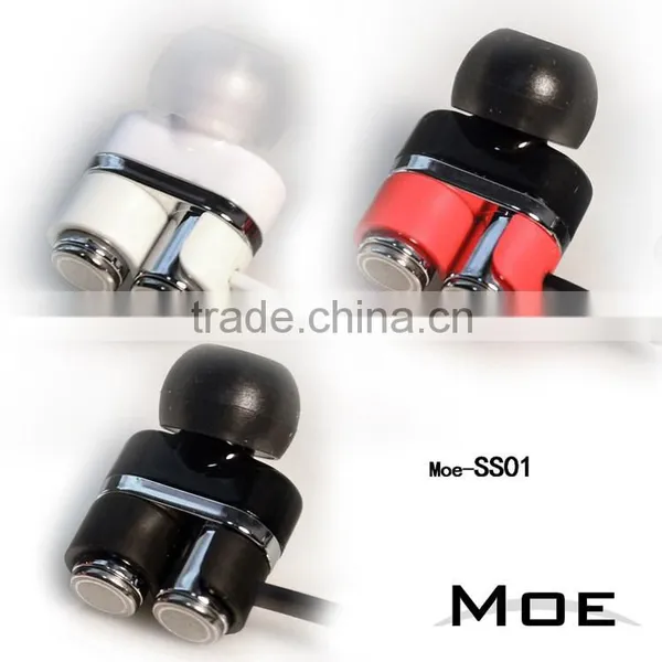 MOE SS01 Twin-Driver System High Fidelity Stereo Headphones In-Ear Earphones photo-4