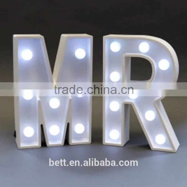 New Mould Marquee Letter Light MR & MRS Wedding Decoration Marquee Letters Light photo-3