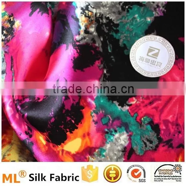Silk Satin Printed Silk Fabric for Silk Tie and Silk Scarf photo-2