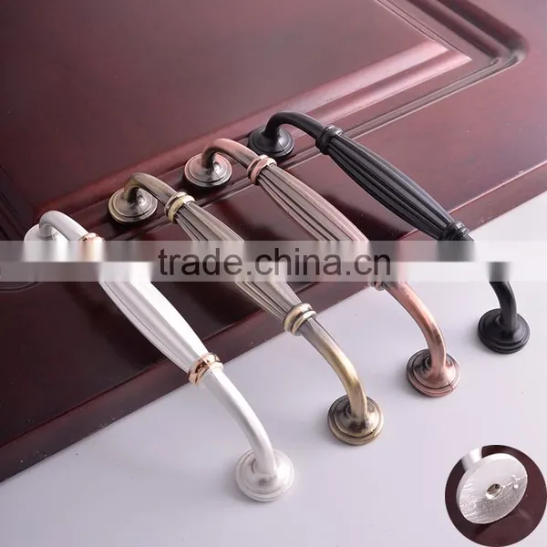 High Quality Zinc Alloy Copper Vintage Adjustable Bedroom Furniture Kitchen Dresser Cabinet Pull 128mm photo-2