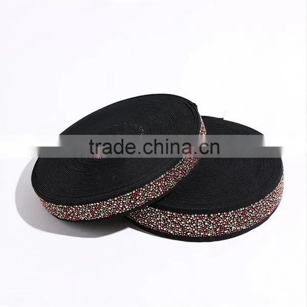Wholesale Elastic Band With Rhinestones