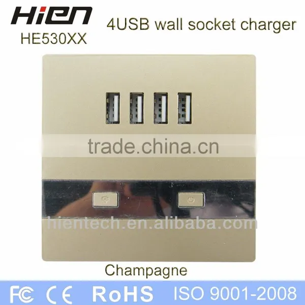 Best Selling Usb Socket Wall Switches and Sockets With 4 Usb Port photo-4