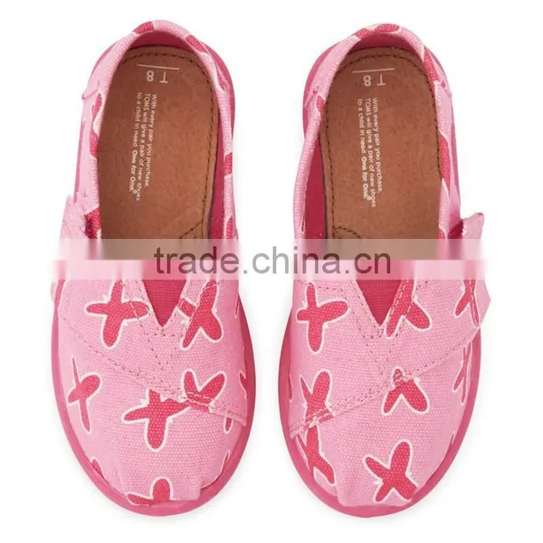 Child Shoes PinkTiny Baby Shoes Canvas Casual Shoes For 0-4 Years Old Butterfly Design photo-3