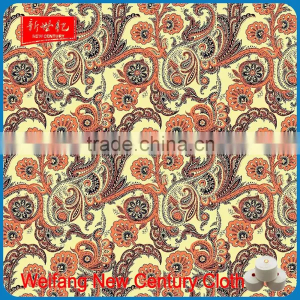 Oeko-Tex Standard 100 30*30 68*68 57"/58" 115gsm Viscose Weaving Printed Rayon Fabric