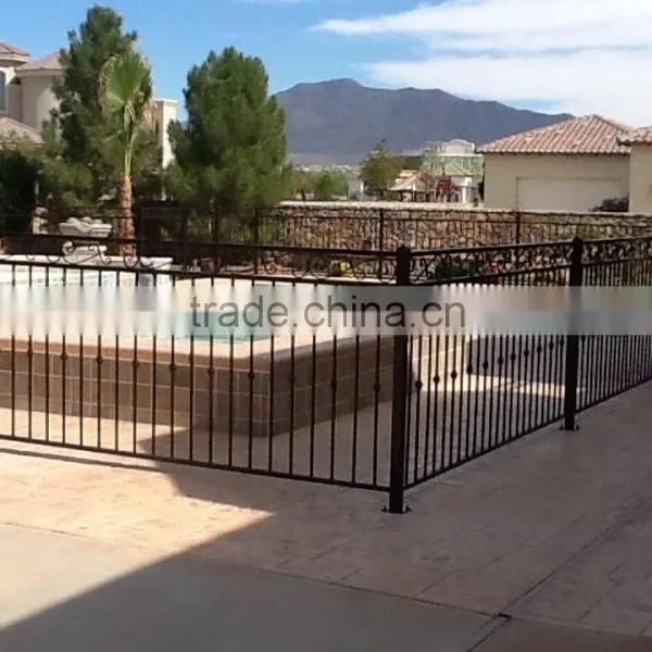 Iron Material and Swing Opening Pattern Entrance Wrought Iron Gate & Metal Gate photo-3