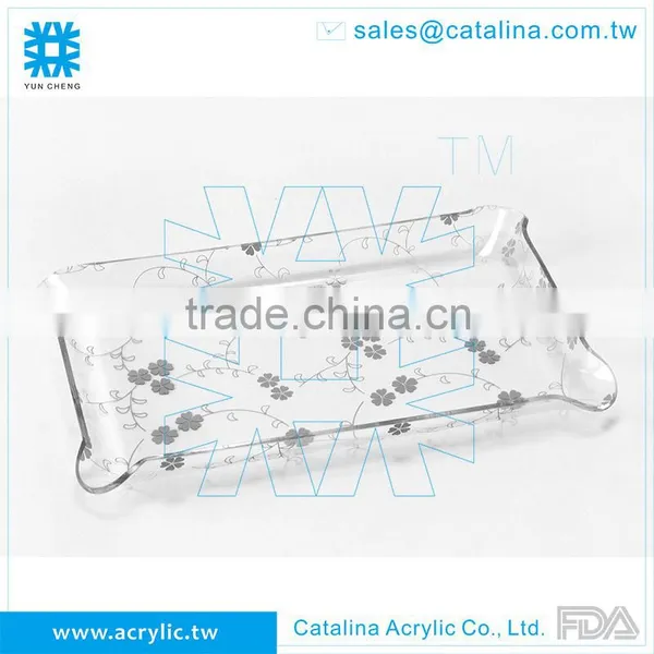 Hot Sale Plastic Wedding Food Cake Fruit Serving Tray photo-2