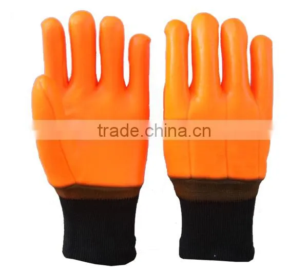 High Quality China Flourescent Pvc Anti-Cold Glove For Winter photo-5