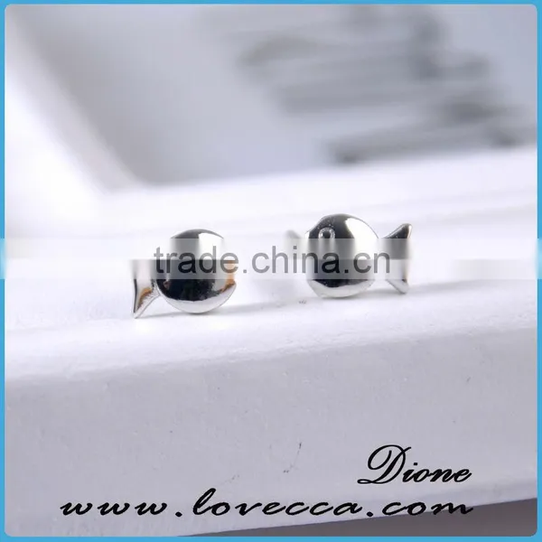 Fashion Earring Designs New Model Earrings Silver Gold Fish Design Earring Jewelry photo-2