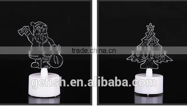 Custom Cheap Led Light Acrylic Christmas Gift