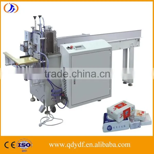 YDF-RCB-1 Napkin Paper and Facial Tissue Product Type Semi Auto Soft Tissue Nylon Bag Packing Serviette Plastic Wrapping Machine