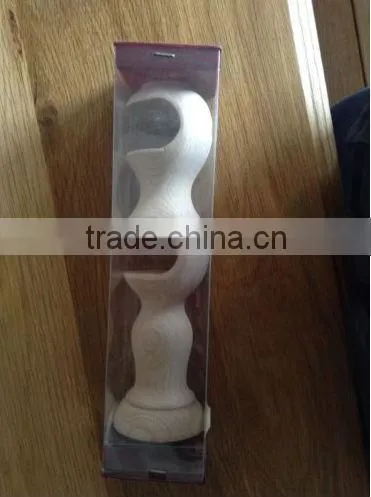 PVC Box Package Double Wooden Curtain Pole Brackets