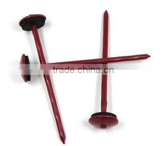 BWG9*2.5''umbrella Head Roofing Nails With Twist Shank photo-2