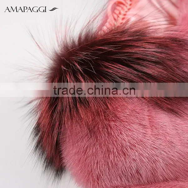Classic Red Fox Mink Fur Jacket for Women photo-3
