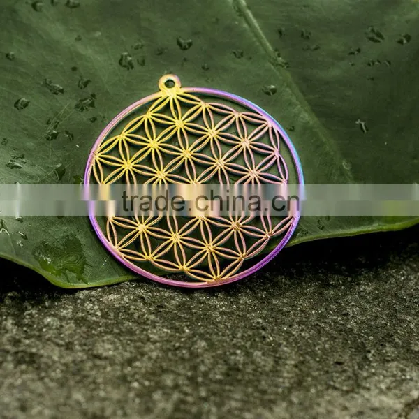 316l Stainless Steel Jewelry Flower of Life Pendant Wholesale photo-6