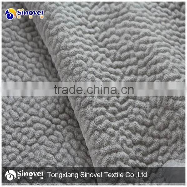 100% Polyester Velour Mattress Fabric Upholster Fabric photo-2