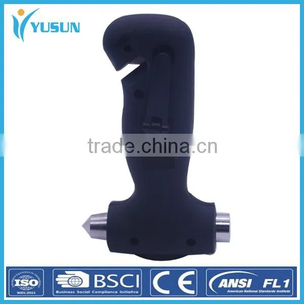 3 Led Hand Multi-function Flashlight Safety Hammer photo-2