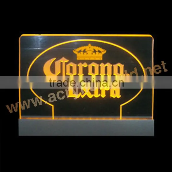Custom Acrylic Led Signs With Aluminum Base Manufacture photo-2