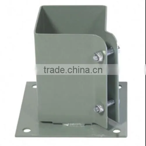 3" Repair Spur Bolt Grip Fence Support 75 mm Post Holder Like Metpost photo-5