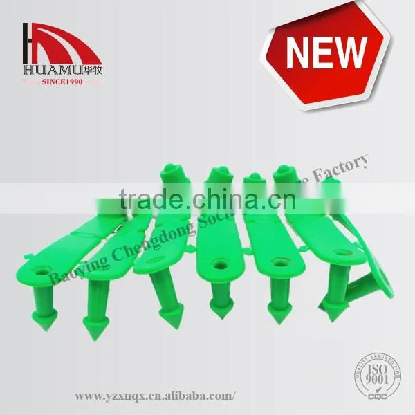 Sheep Ear Tag 41*15 mm Green TPU Animal Ear Tag
