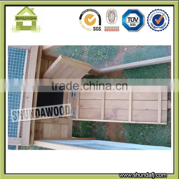 SDR015 Outdoor Wooden Rabbit House Rabbit Hutch Manufacturers photo-6