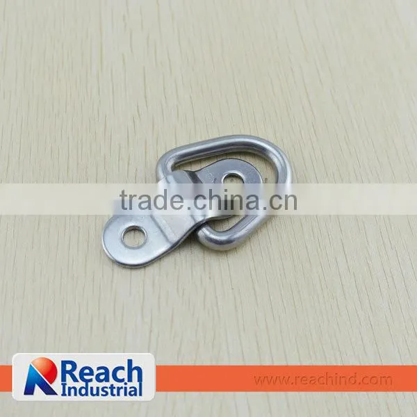 1200 LBS Stainless Steel Truck Trailer Surface Mount Bolt On D Ring photo-2