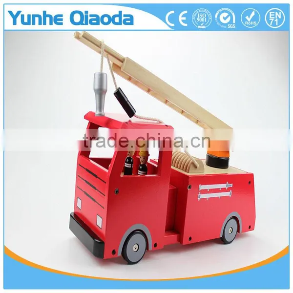Fire Truck Toy , Extending Ladder and Water Pump Hose to Shoot Water, Bump and Go photo-2